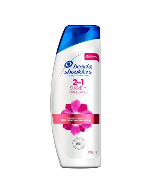 HEAD SHOULDERS 2EN1 SUAVIDAD Y MANEJABLE 375ML