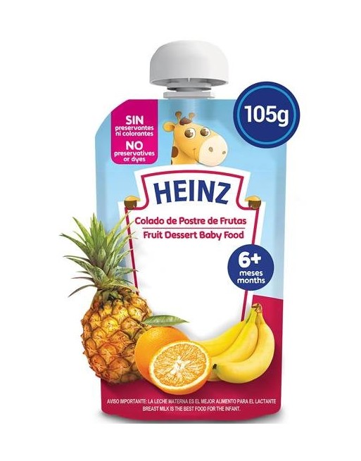 HEINZ COLADO POSTRE DE FRUTAS13G SACHET