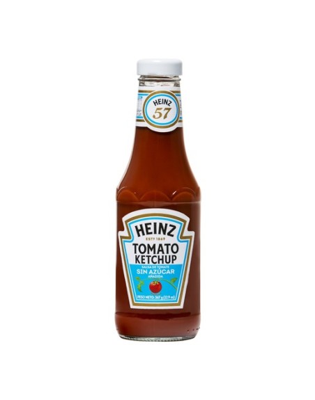 HEINZ KETCHUP SIN AZUCAR 367GR