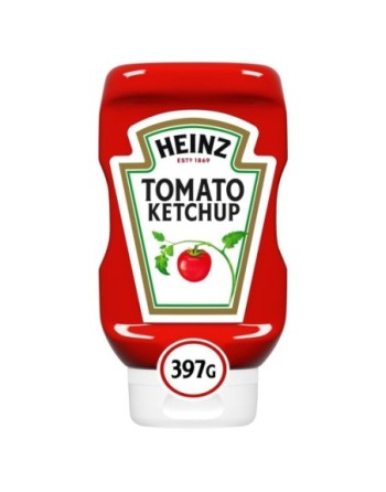 HEINZ TOMATO KETCHUP SALSA DE TOMATE 14OZ 397G PLASTICO