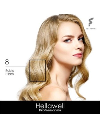HELLAWELL COVERAGE COLOR  TINTE 60G RUBIO CLARO 8.0