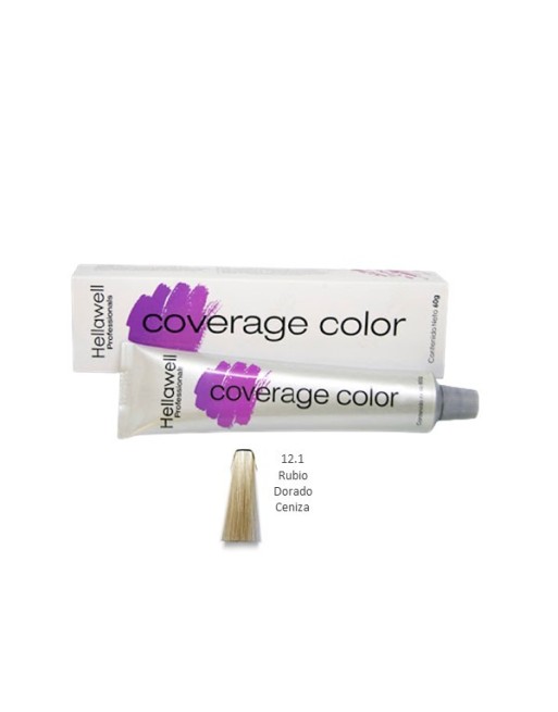 HELLAWELL COVERAGE COLOR  TINTE 60G RUBIO DORADO CENIZA 12.1