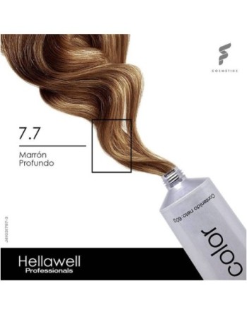 HELLAWELL COVERAGE COLOR  TINTE 60G RUBIO MARRON 7.7