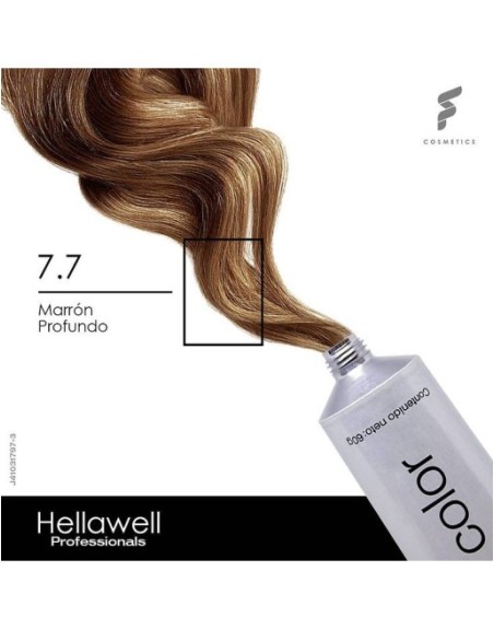 HELLAWELL COVERAGE COLOR  TINTE 60G RUBIO MARRON 7.7