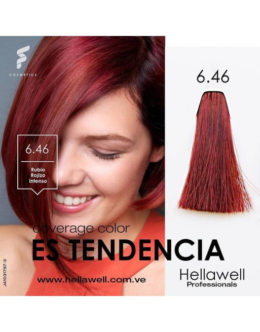 HELLAWELL COVERAGE COLOR  TINTE 60G RUBIO ROJIZO INTENSO