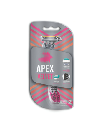 APEX VELVET  AFECTADORA 4 HOJILLAS X2