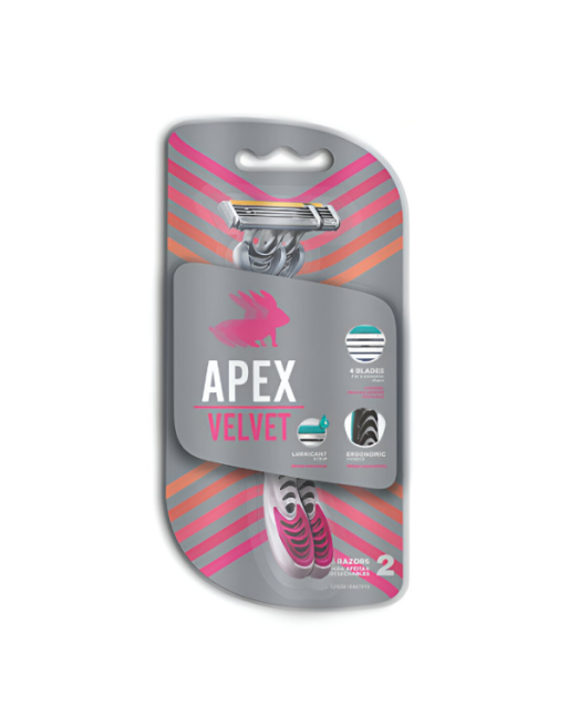 APEX VELVET  AFECTADORA 4 HOJILLAS X2
