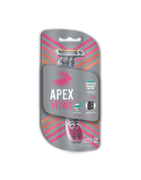 APEX VELVET  AFECTADORA 4 HOJILLAS X2