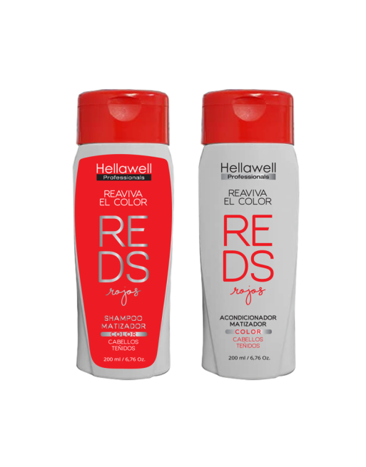 HELLAWELL SHAMPOO MATIZADOR REDS ROJOS 200ML