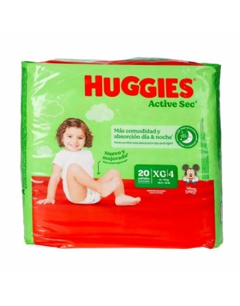 HUG CITY PAÑALES DESECHABLES XG X 20 UND