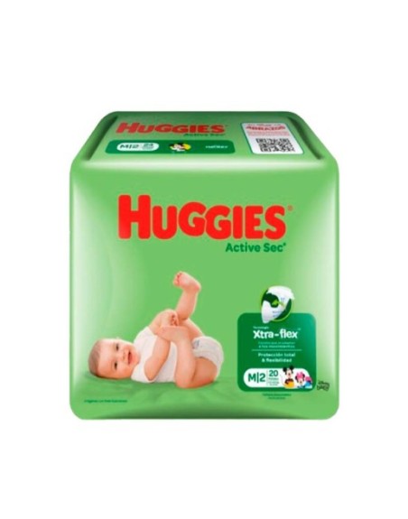 HUGGIES PAÑALES TALLA M 20UND
