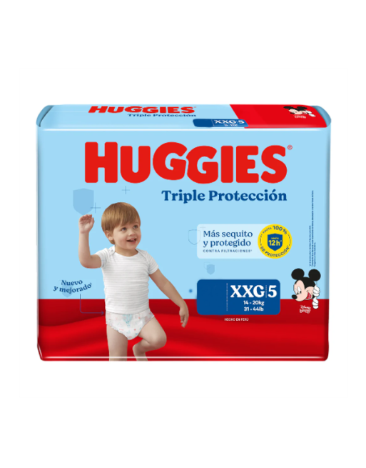 HUGGIES PAÑALES TALLA XXG 20UND