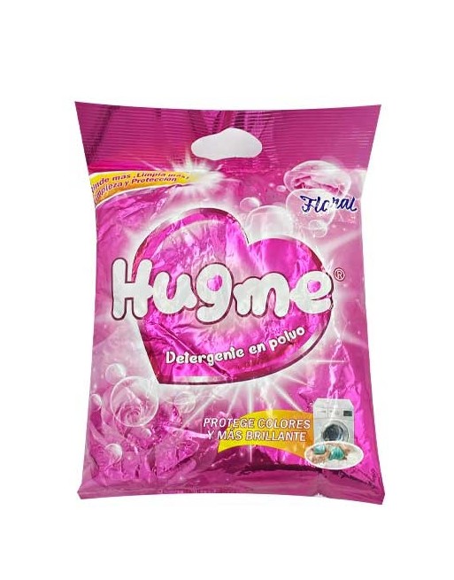 HUGME DETERGENTE EN POLVO LAVANDA CON SUAVIZANTE 400G