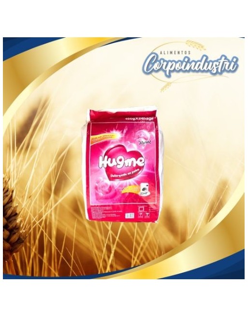 HUGME DETERGENTE EN POLVO ROSE 400G