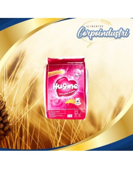 HUGME DETERGENTE EN POLVO ROSE 400G