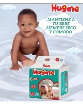 HUGME PAÑALES DESECHABLES TALLA M X10UND