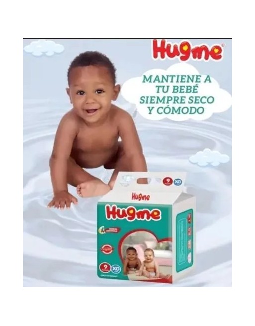 HUGME PAÑALES DESECHABLES TALLA M X10UND