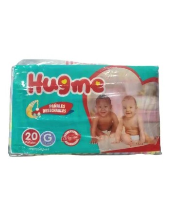 HUGME PAÑALES DESECHABLES TALLA P X 12UND