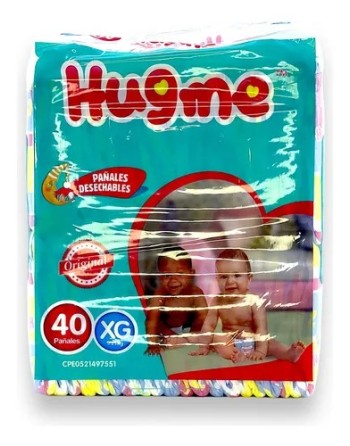HUGME PAÑALES DESECHABLES TALLA XG X10UND