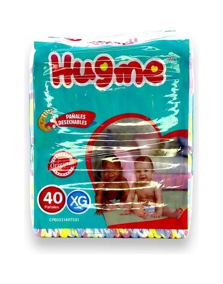 HUGME PAÑALES DESECHABLES TALLA XG X10UND
