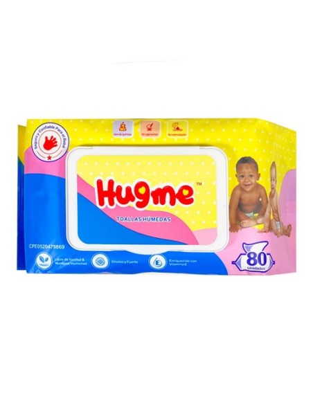 HUGME TOALLAS HUMEDAS X80UND