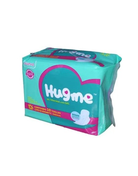 HUGME TOALLAS SANITARIA DIA ULTRA FINA X 10