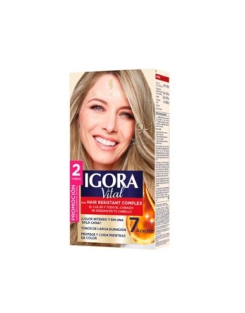 IGORA VITAL KIT RUBIO EXTRA CLARO CENIZO 90G