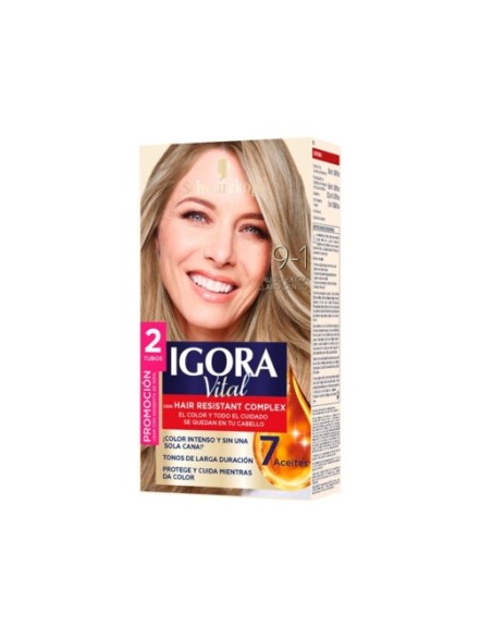 IGORA VITAL KIT RUBIO EXTRA CLARO CENIZO 90G