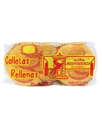 INDEPENDENCIA GALLETA RELLENAS 85G