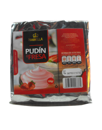 ISABELLA PUDIN DE FRESA 100G