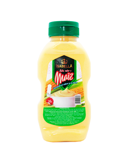 ISABELLA SALSA SABOR A MAIZ 240G