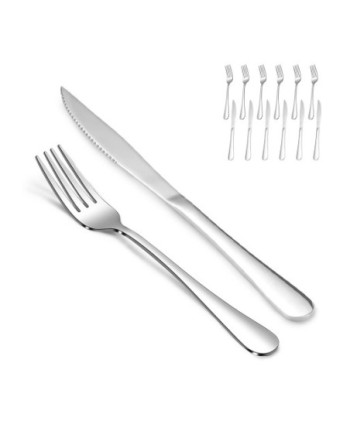 ITAINLESS STEET TENEDORES DE METAL X6