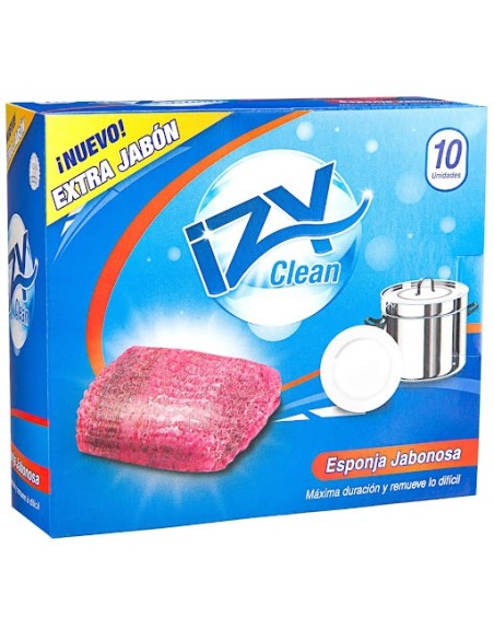 IZY CLEAN ESPONJA JABONOSA X10UND