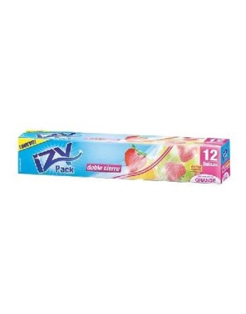 IZY PACK DOBLE CIERRE BOLSAS GRANDE X12