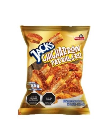 JACKS CHICHARRON PARRILLERO 85G