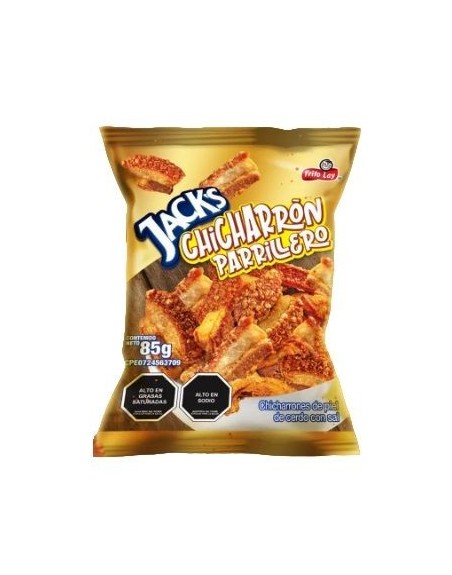JACKS CHICHARRON PARRILLERO 85G