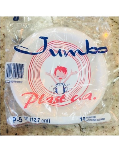 JUMBO PLATOS N5 X10