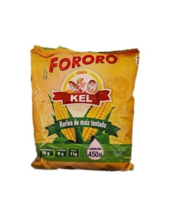 KEL FORORO HARINA DE MAIZ TOSTADO 450G