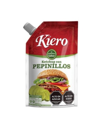 KIERO KETCHUP CON PEPINILOS 200G