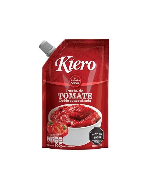 KIERO PASTA DE TOMATE DOBLE CONCENTRADA 200G