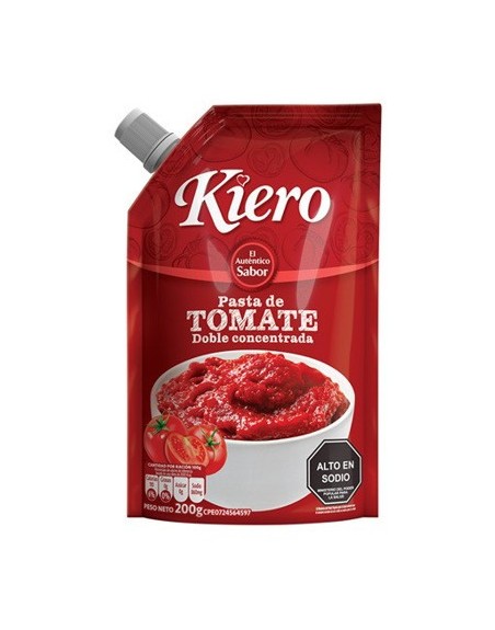 KIERO PASTA DE TOMATE DOBLE CONCENTRADA 200G