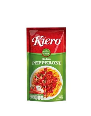 KIERO SALSA PEPPERONI 340G