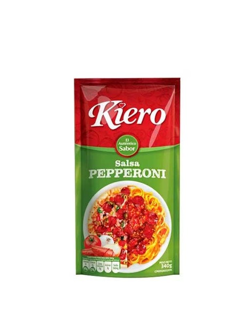 KIERO SALSA PEPPERONI 340G