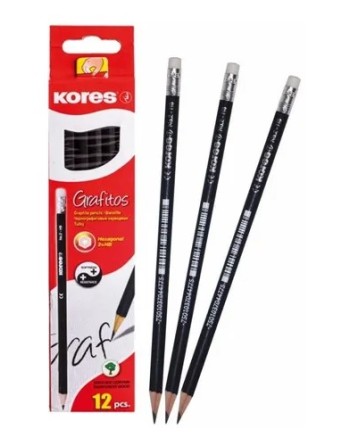 KORES LAPICES DE GRAFITO X12UND