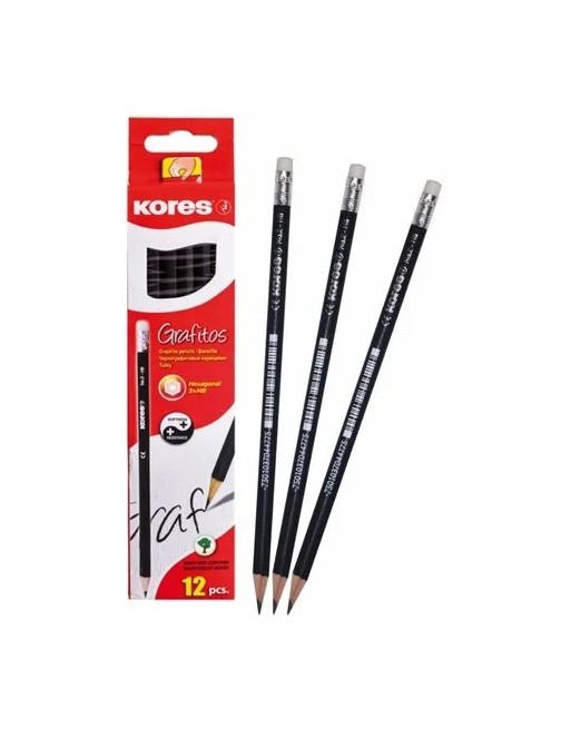KORES LAPICES DE GRAFITO X12UND