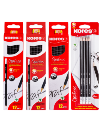 KORES LAPICES DE GRAFITO XUND