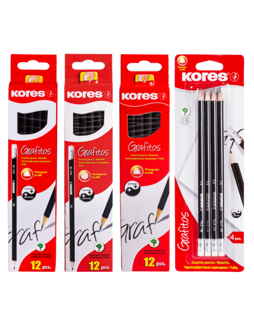 KORES LAPICES DE GRAFITO XUND