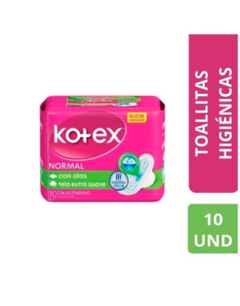 KOTEX NORMA CON ALAS X10U