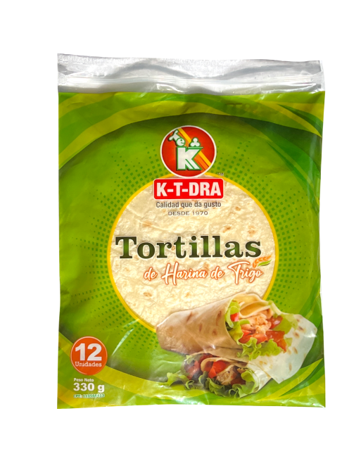 KTDRA TORTILLAS X12 330G