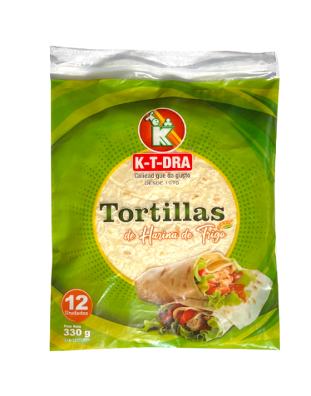 KTDRA TORTILLAS X12 330G